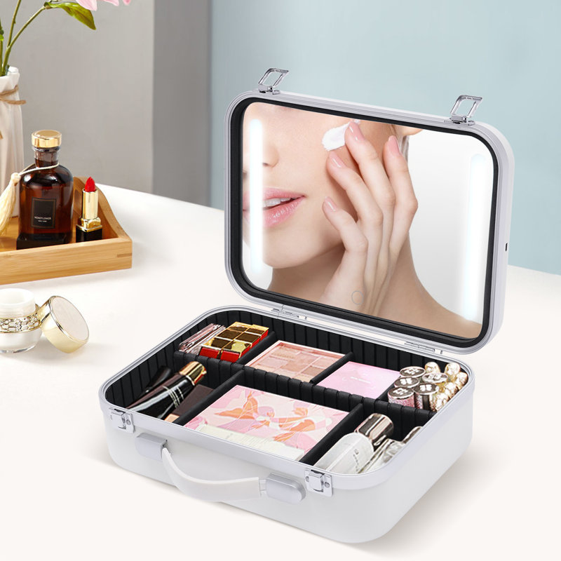 Makeup box with popular mirror